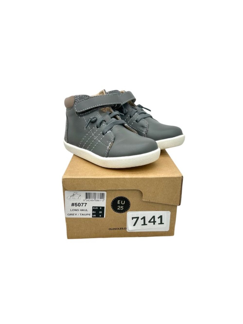Old Soles Long Haul Boys Shoes Size 9 Grey Taupe Toddler Kids Casual Sneakers